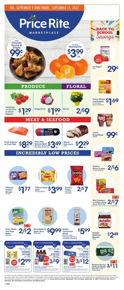 Weekly ad Price Rite 09/09/2022-09/15/2022