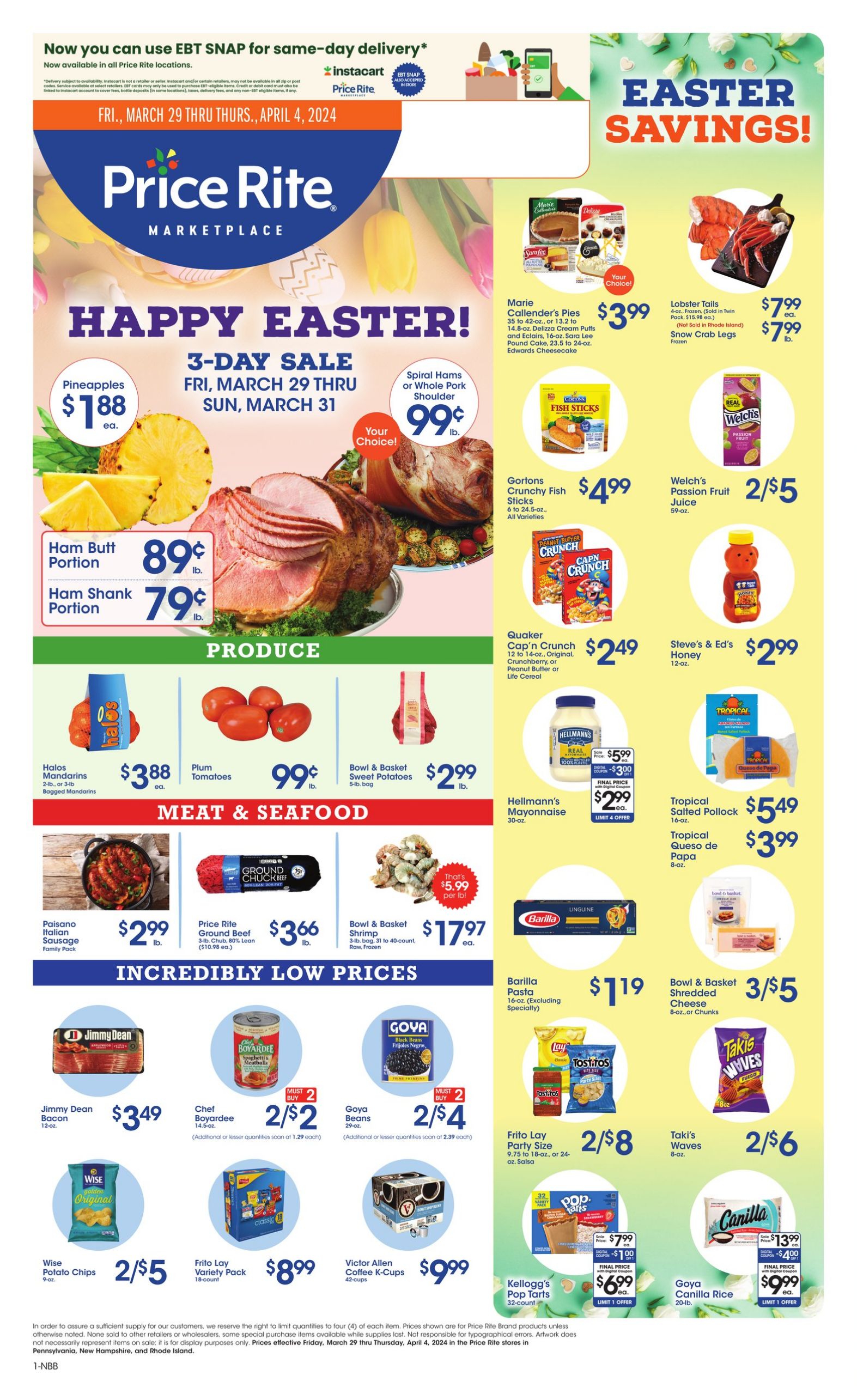 Weekly ad Price Rite 03/29/2024 - 04/04/2024