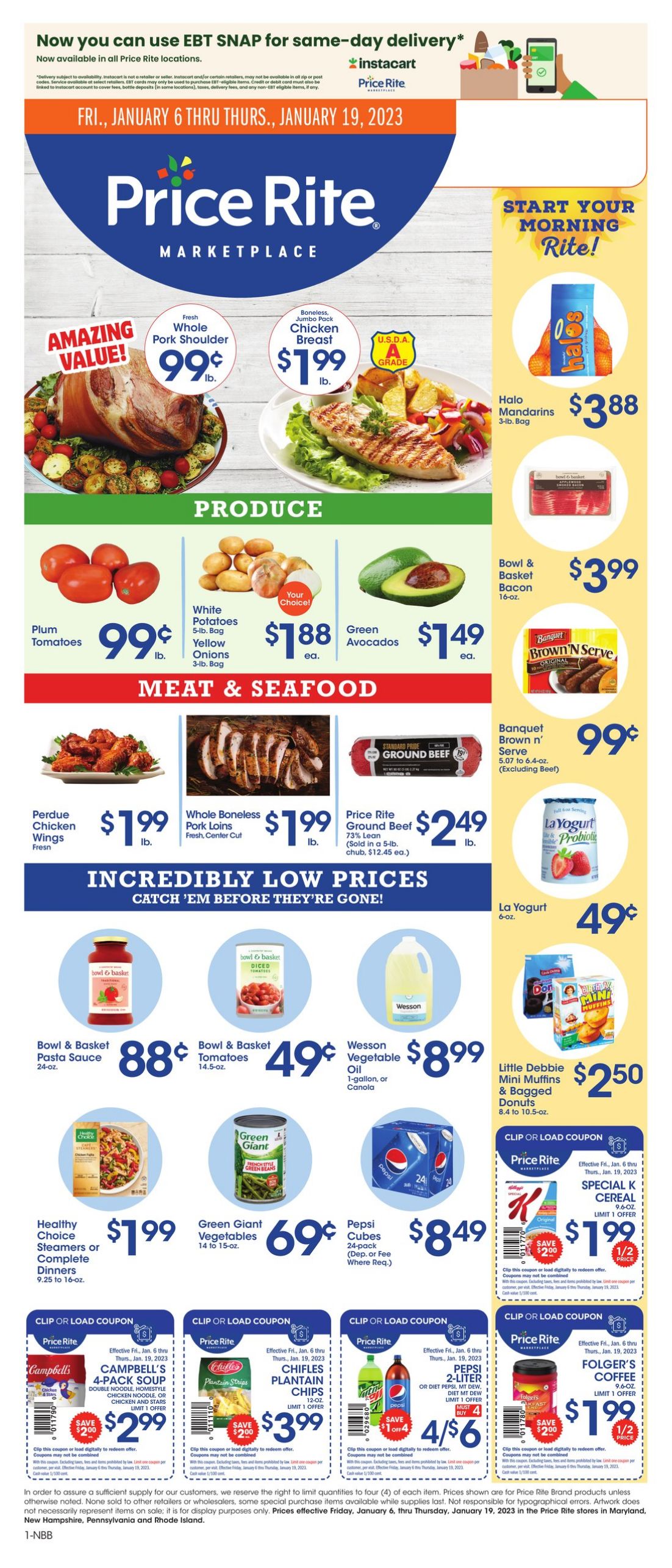 Weekly ad Price Rite 01/06/2023-01/19/2023