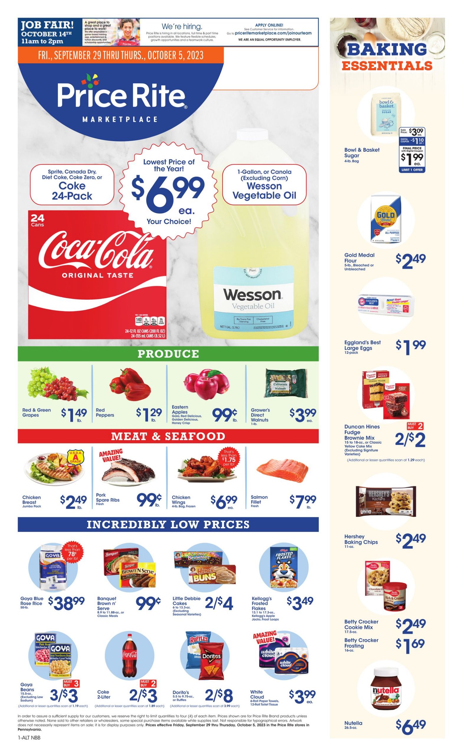 Weekly ad Price Rite 09/29/2023 - 10/05/2023