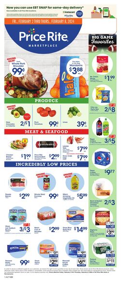 Weekly ad Price Rite 02/02/2024 - 02/08/2024