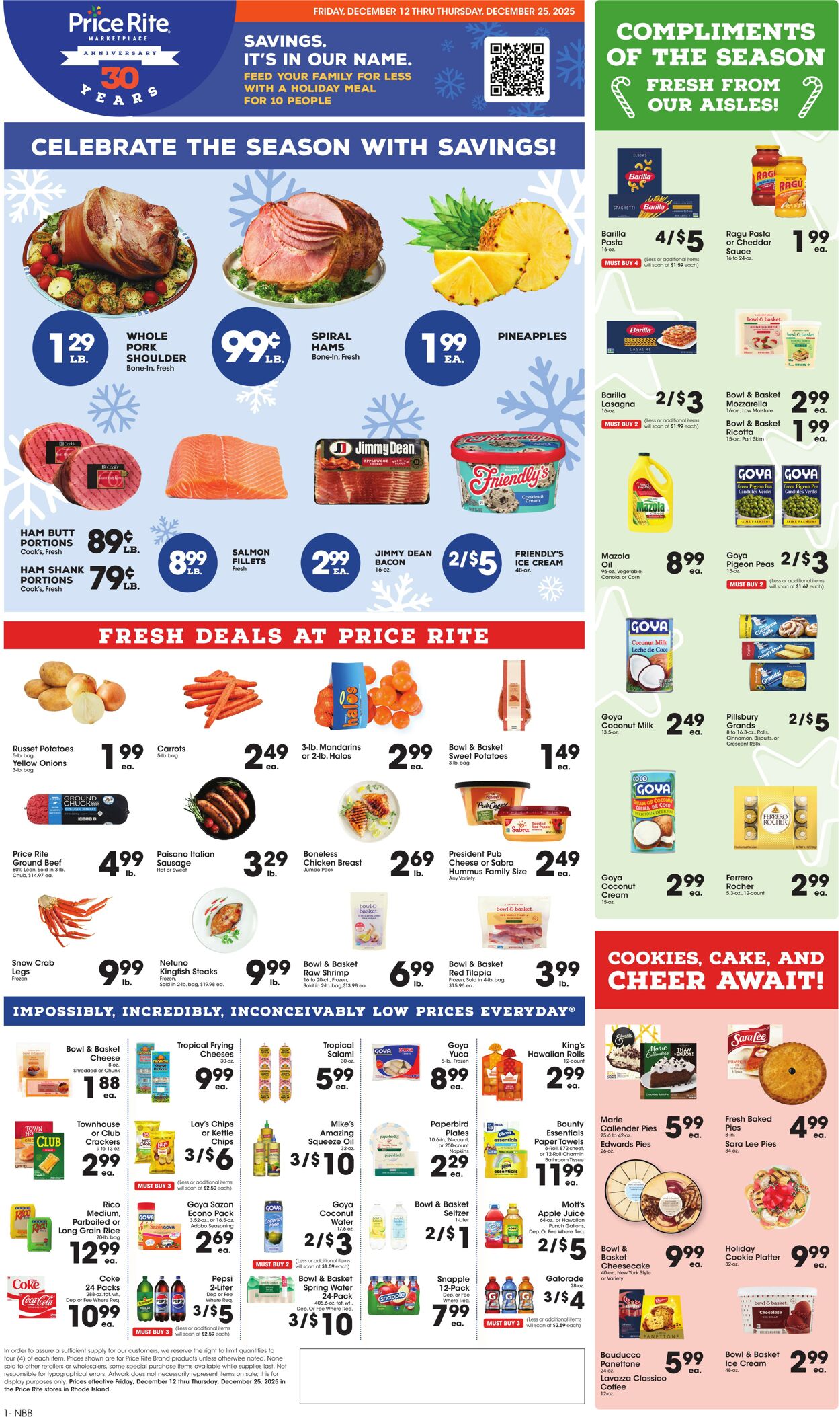 Weekly ad Price Rite 12/11/2025 - 12/25/2025