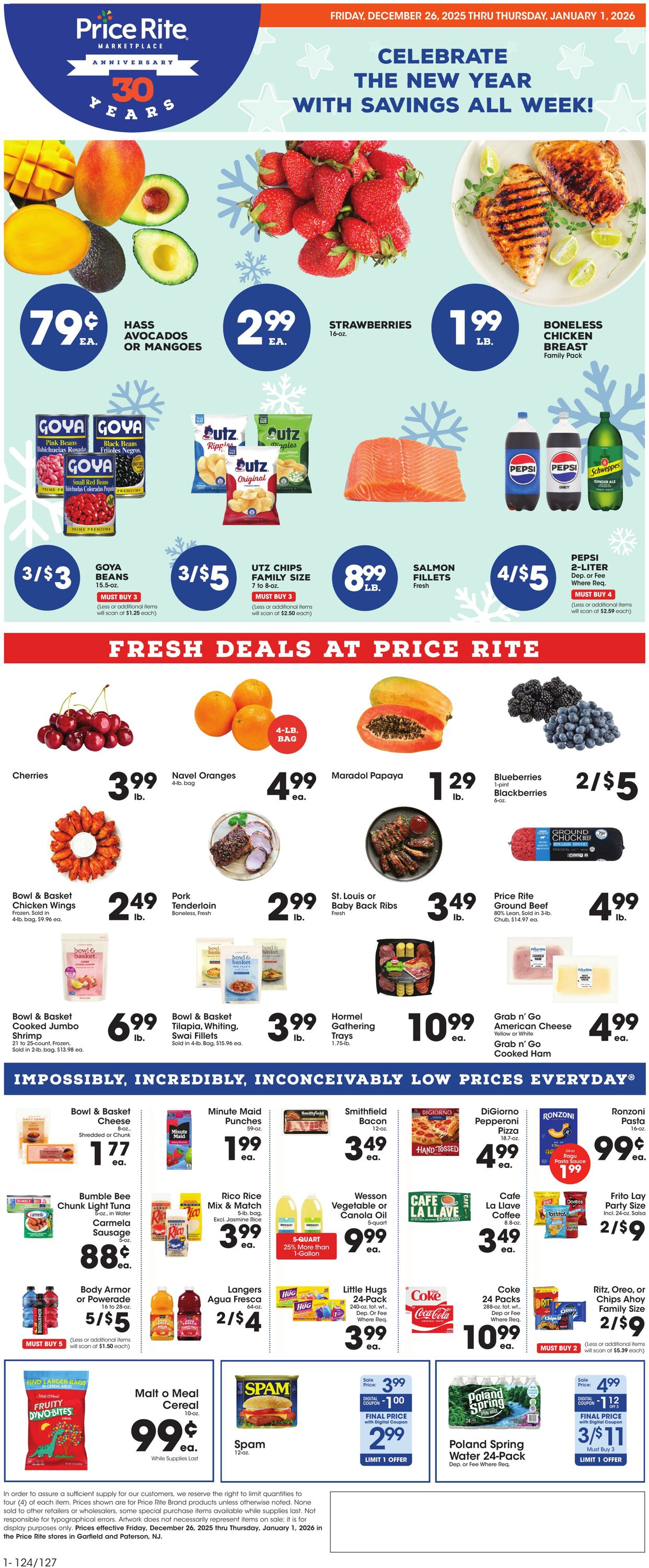 Weekly ad Price Rite 12/23/2025 - 01/01/2026