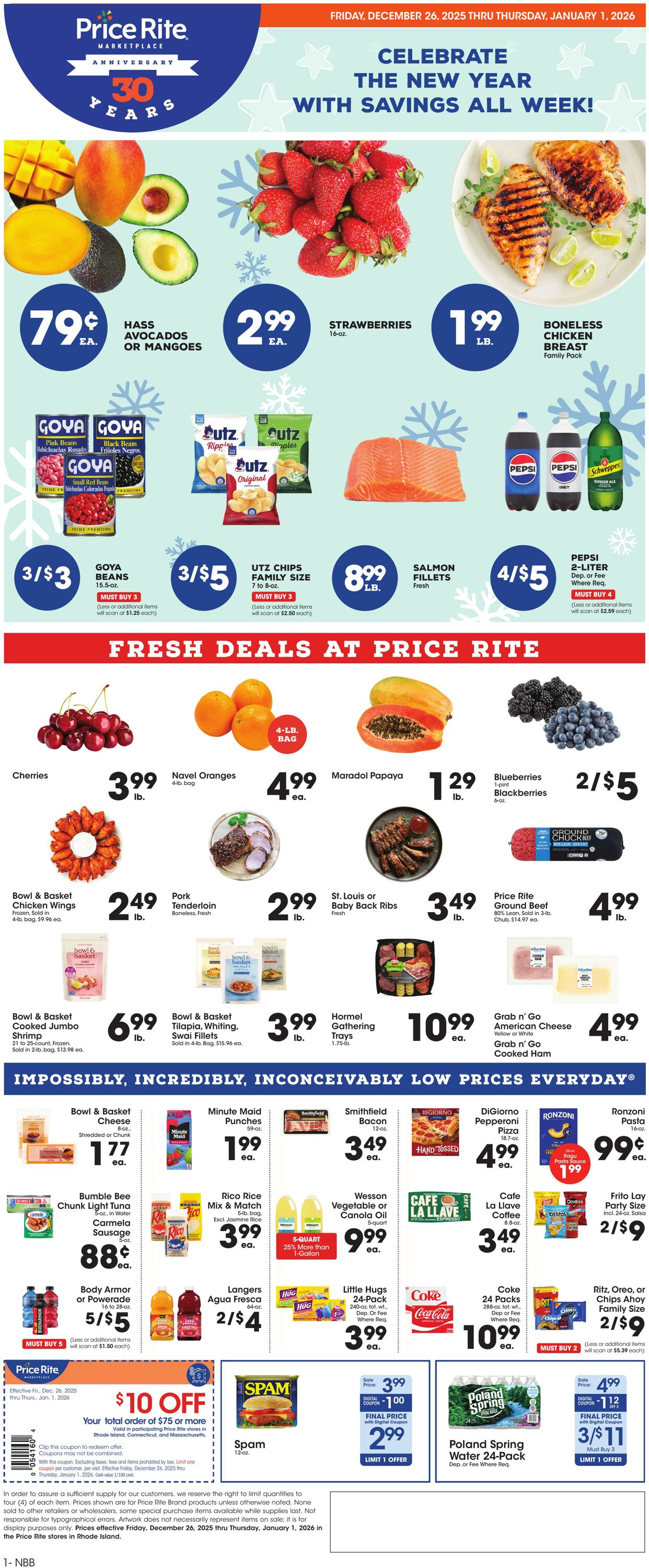 Weekly ad Price Rite 12/23/2025 - 01/01/2026
