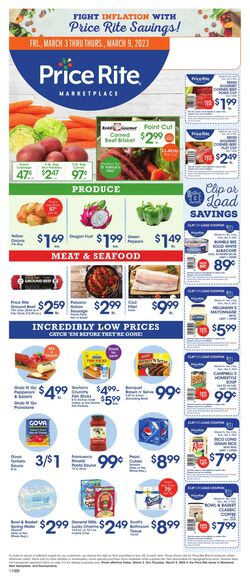 Weekly ad Price Rite 03/03/2023 - 03/09/2023