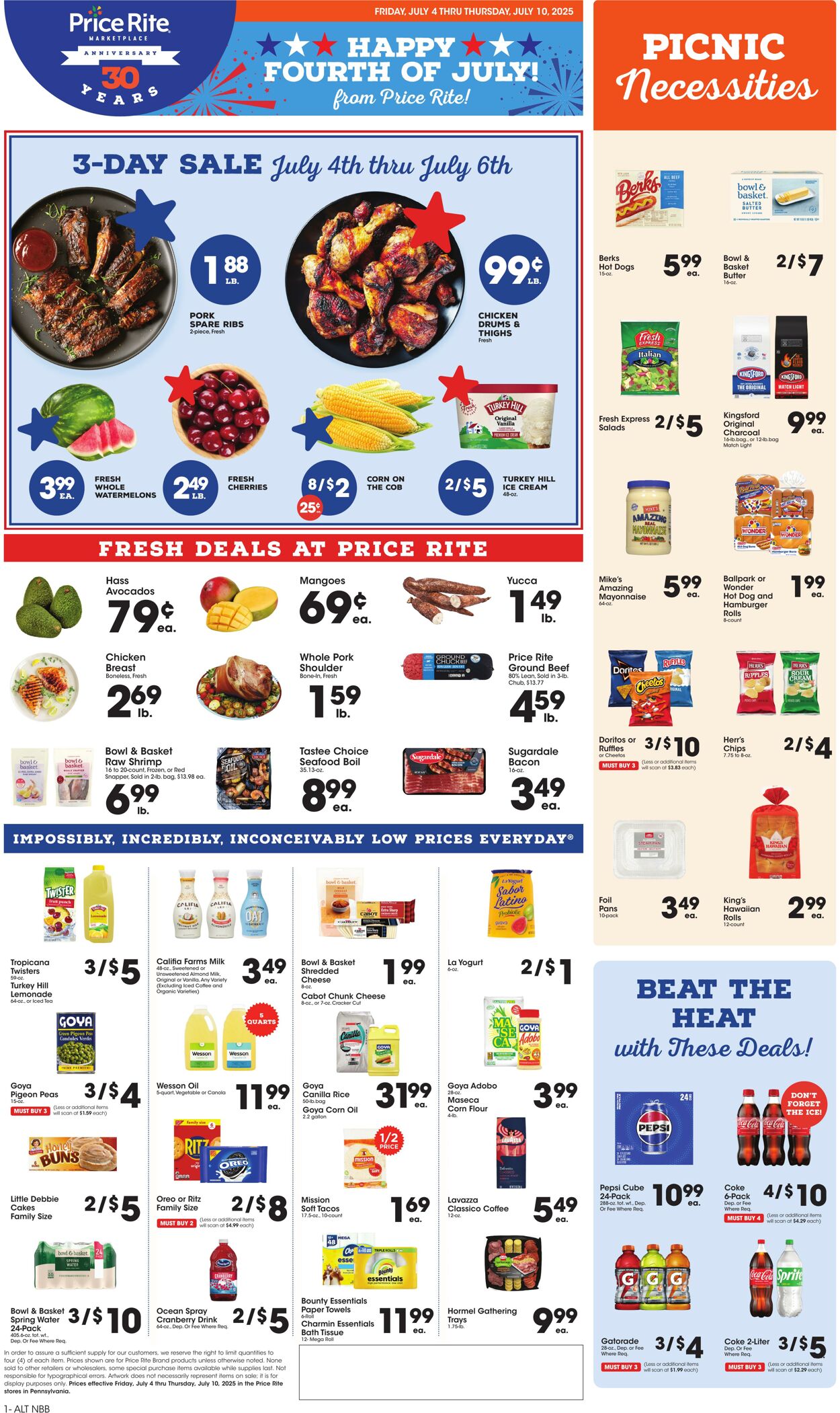 Weekly ad Price Rite 07/03/2025 - 07/10/2025