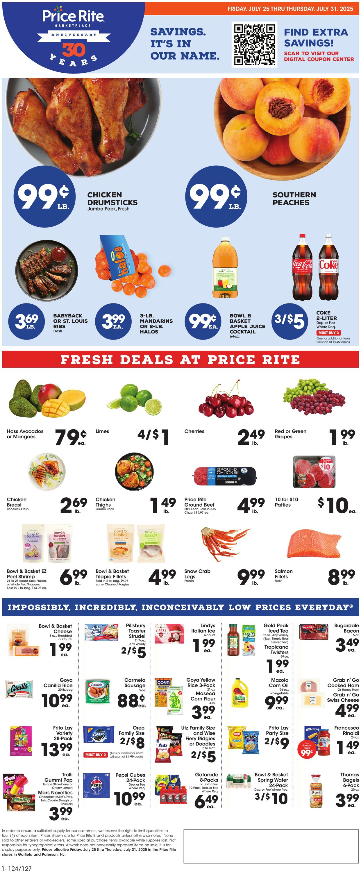 Weekly ad Price Rite 07/24/2025 - 07/31/2025