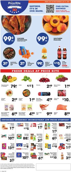 Weekly ad Price Rite 07/24/2025 - 07/31/2025