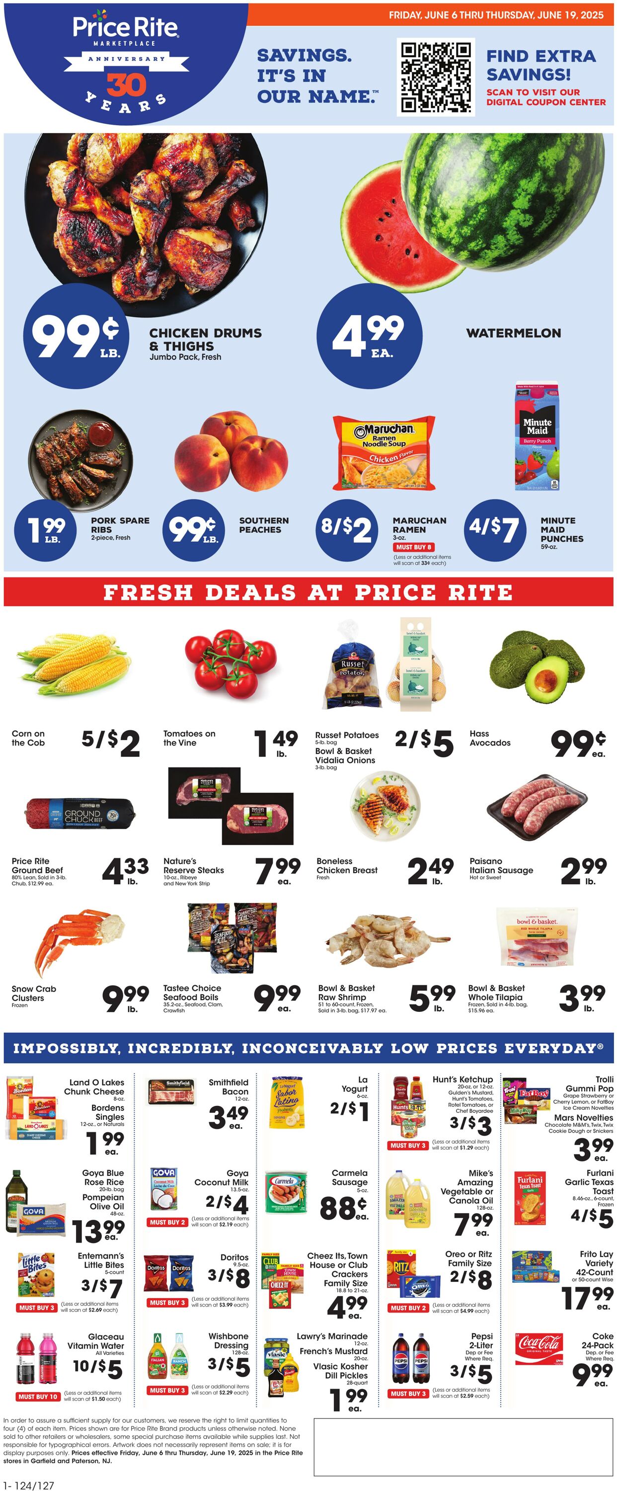 Weekly ad Price Rite 06/05/2025 - 06/19/2025