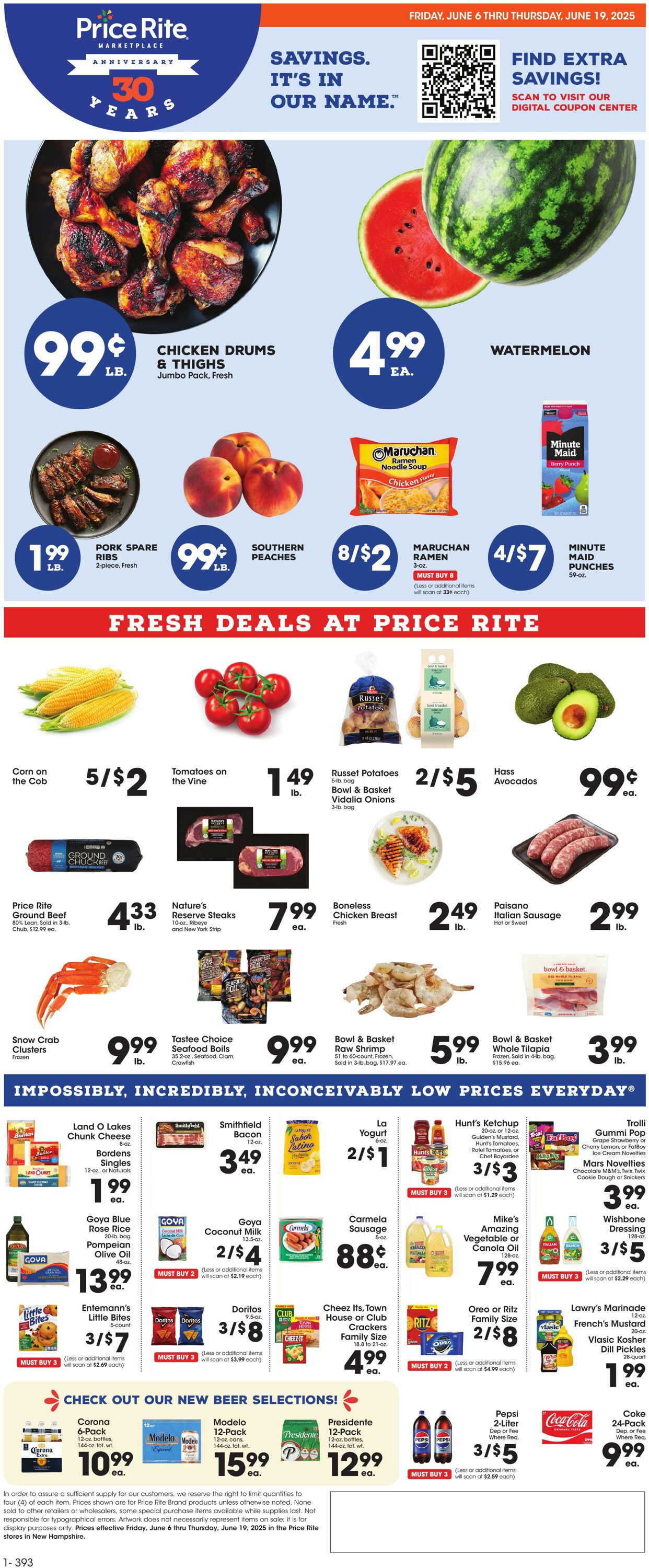 Weekly ad Price Rite 06/05/2025 - 06/19/2025