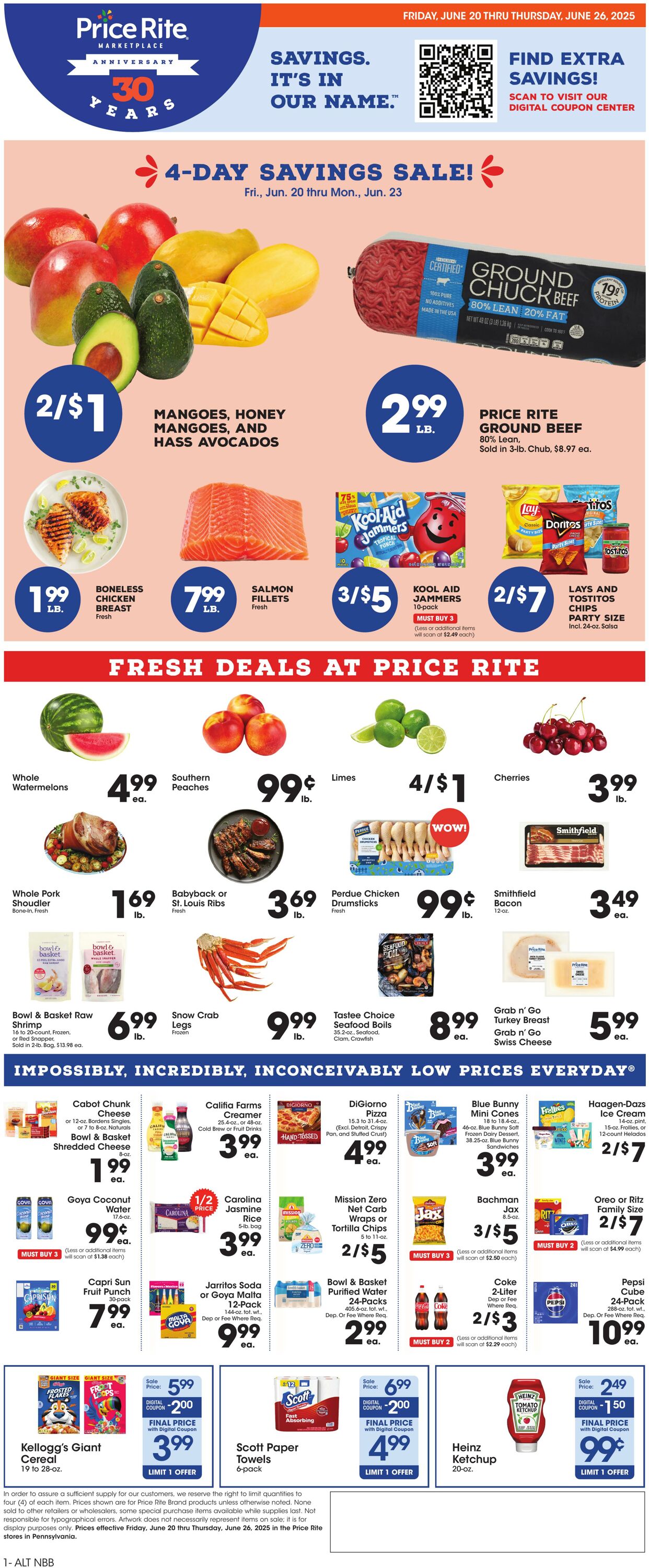 Weekly ad Price Rite 06/19/2025 - 06/26/2025