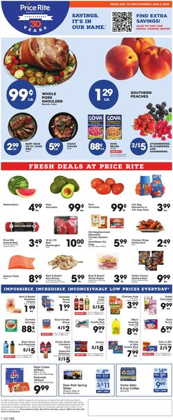Weekly ad Price Rite 05/29/2025 - 06/05/2025
