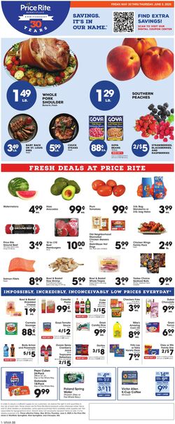 Weekly ad Price Rite 05/29/2025 - 06/05/2025