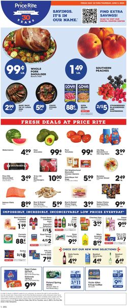 Weekly ad Price Rite 05/29/2025 - 06/05/2025