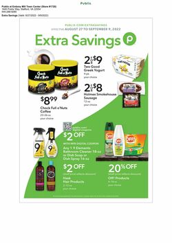 Weekly ad Publix 08/27/2022-09/09/2022