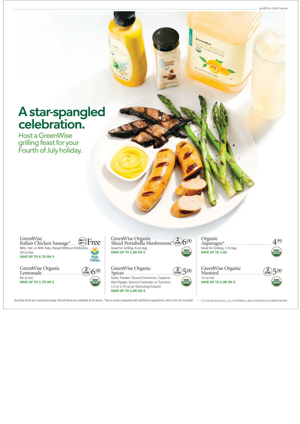 Weekly ad Publix 06/30/2022 - 07/06/2022