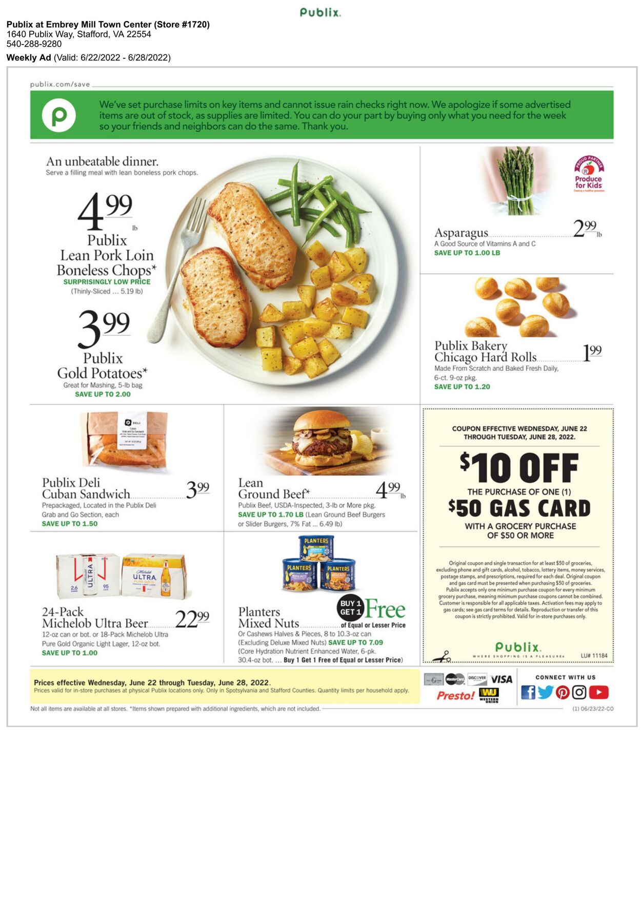 Weekly ad Publix 06/22/2022-06/28/2022