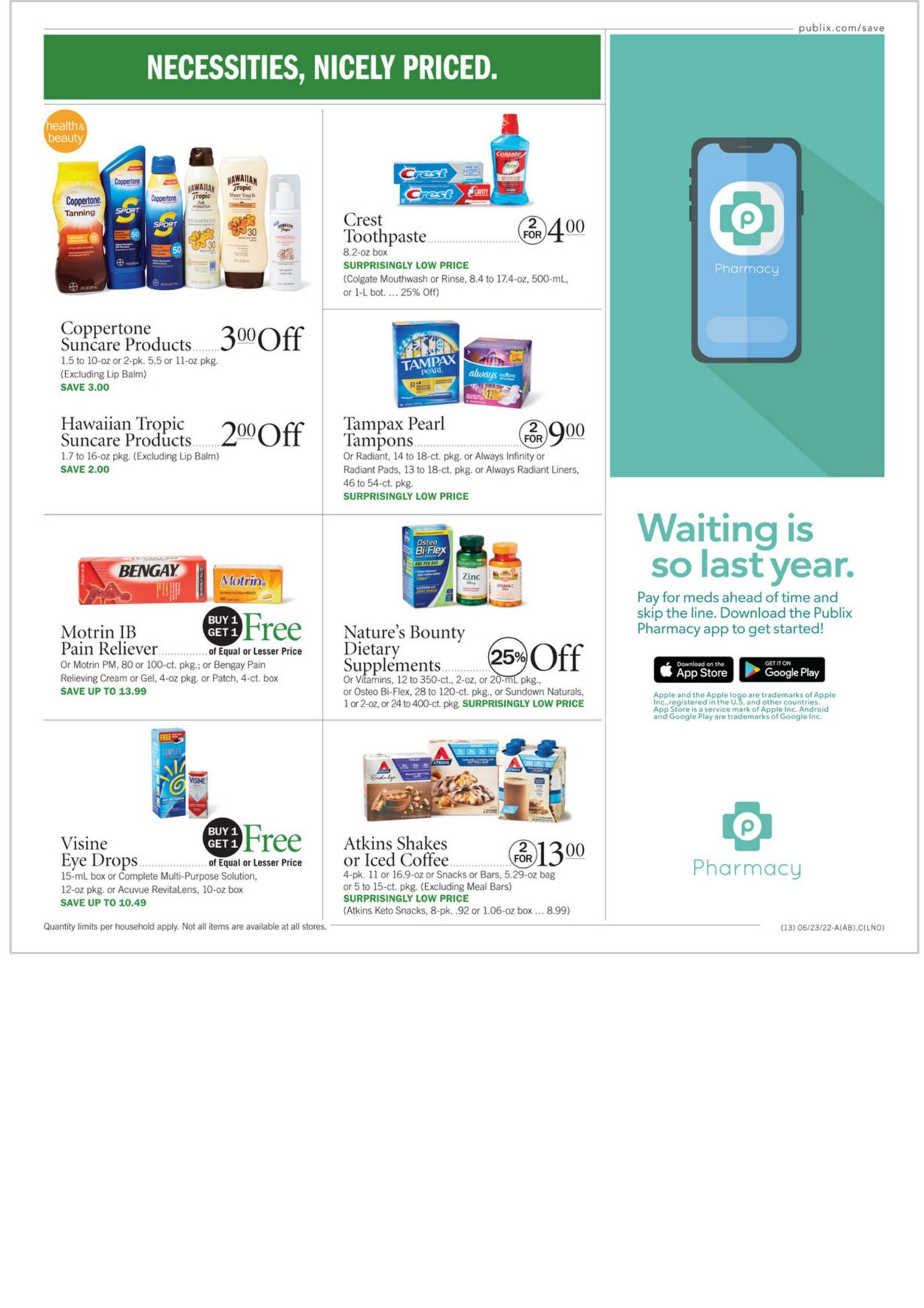 Weekly ad Publix 06/22/2022 - 06/28/2022