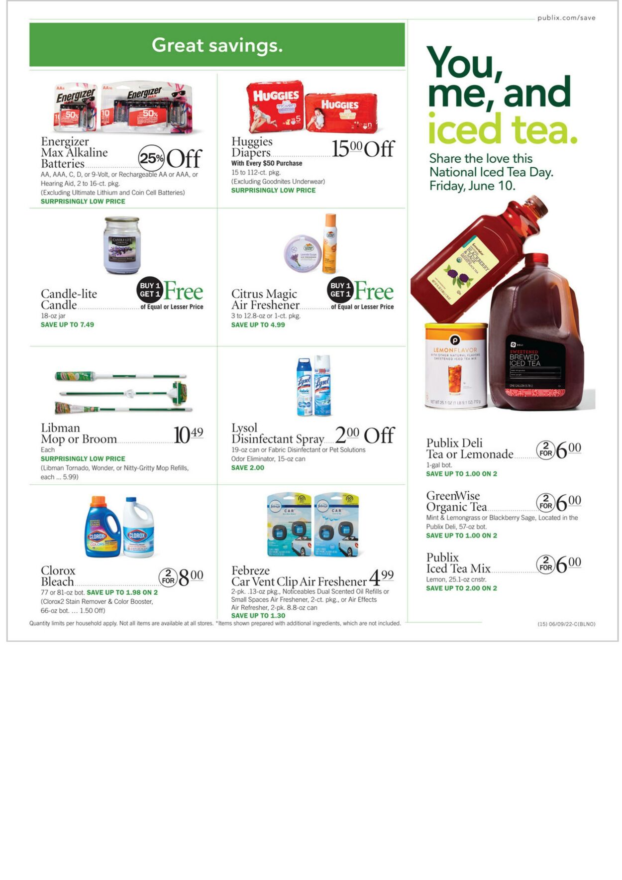 Weekly ad Publix 06/08/2022 - 06/14/2022