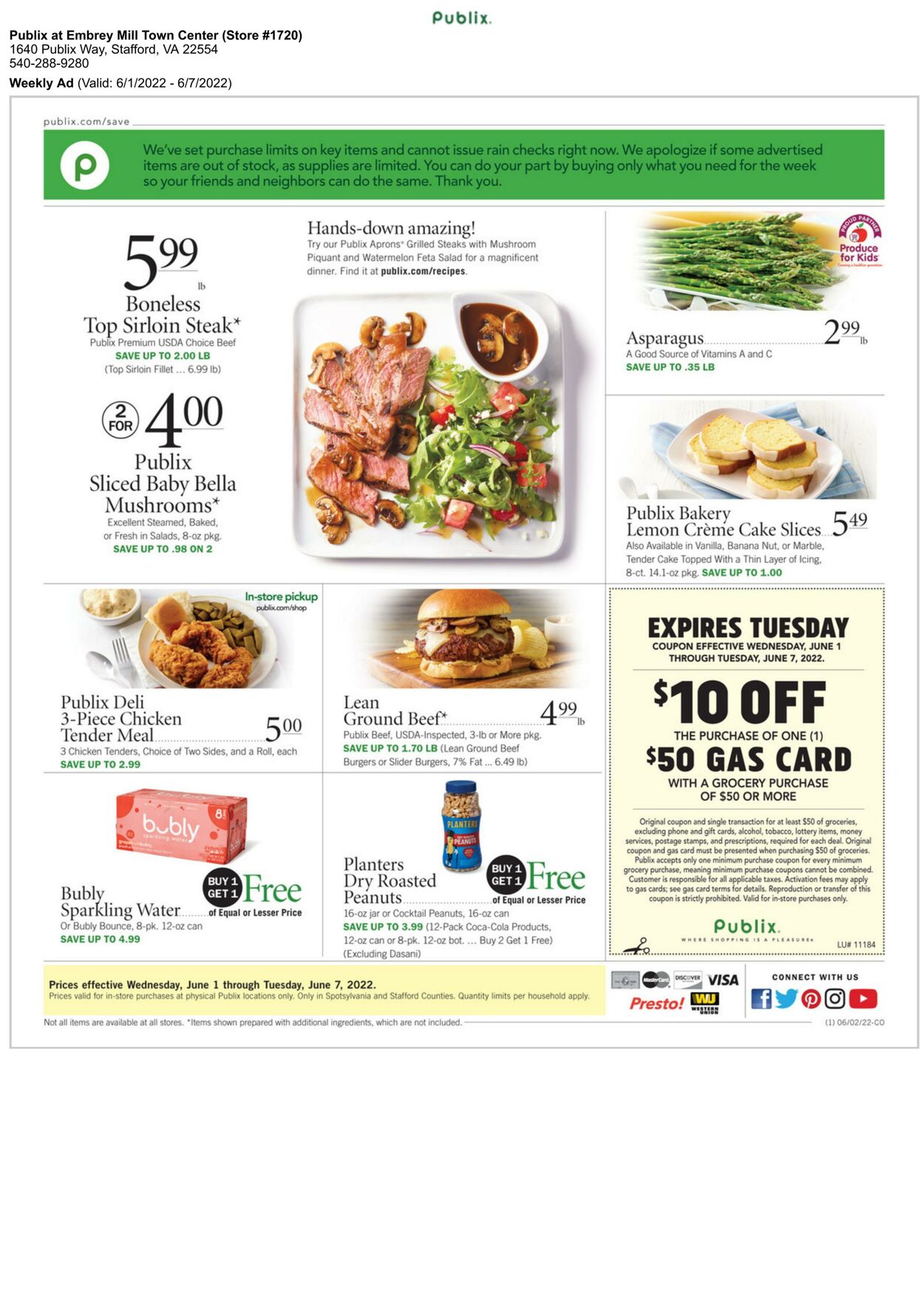 Weekly ad Publix 06/01/2022-06/07/2022