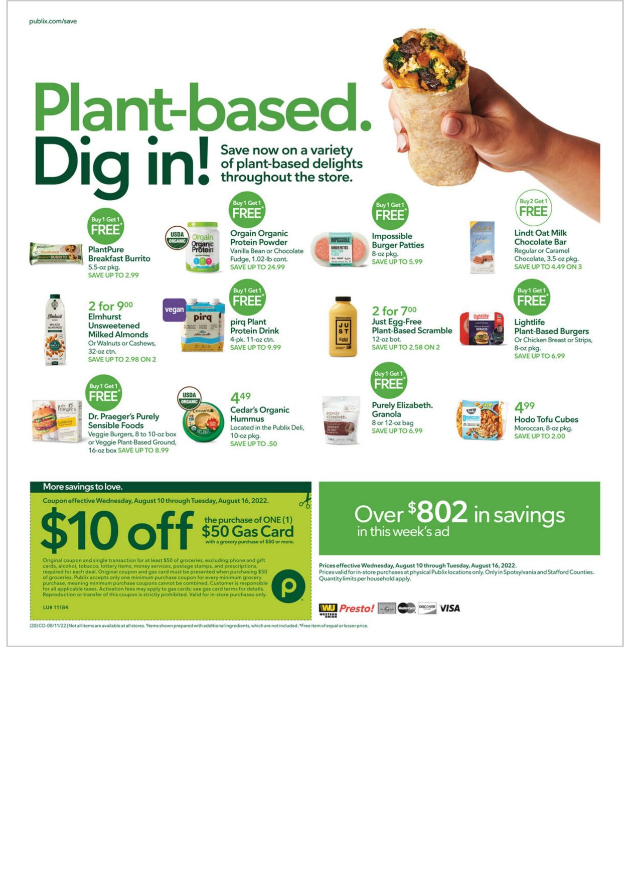 Weekly ad Publix 08/10/2022 - 08/16/2022