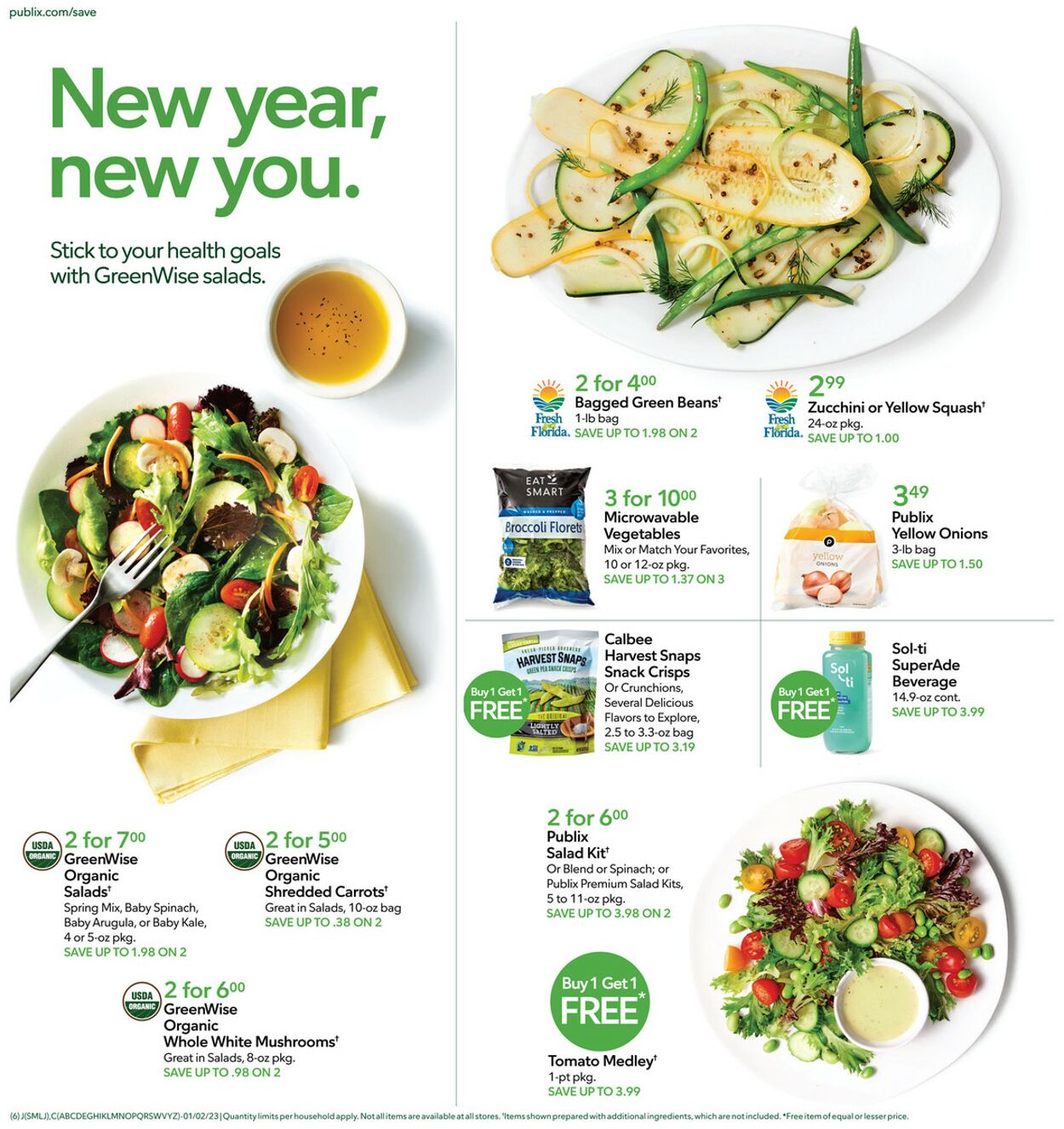 Weekly ad Publix 01/02/2023 - 01/10/2023