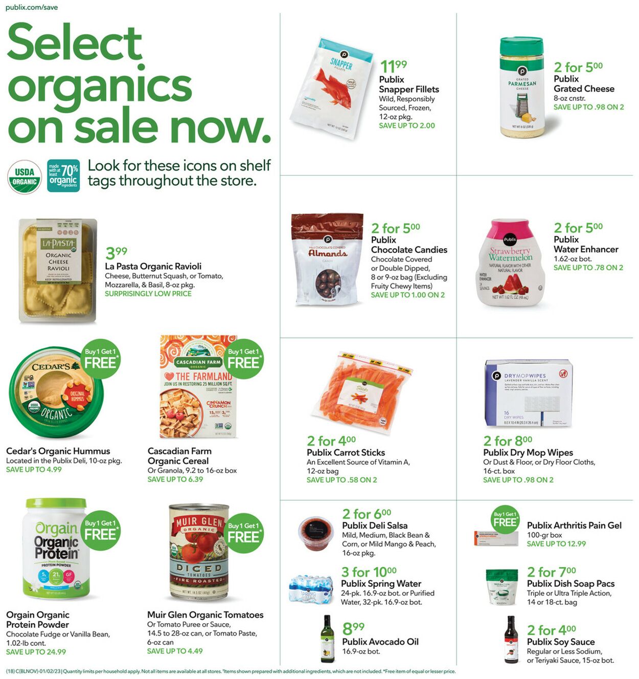 Weekly ad Publix 01/02/2023 - 01/10/2023