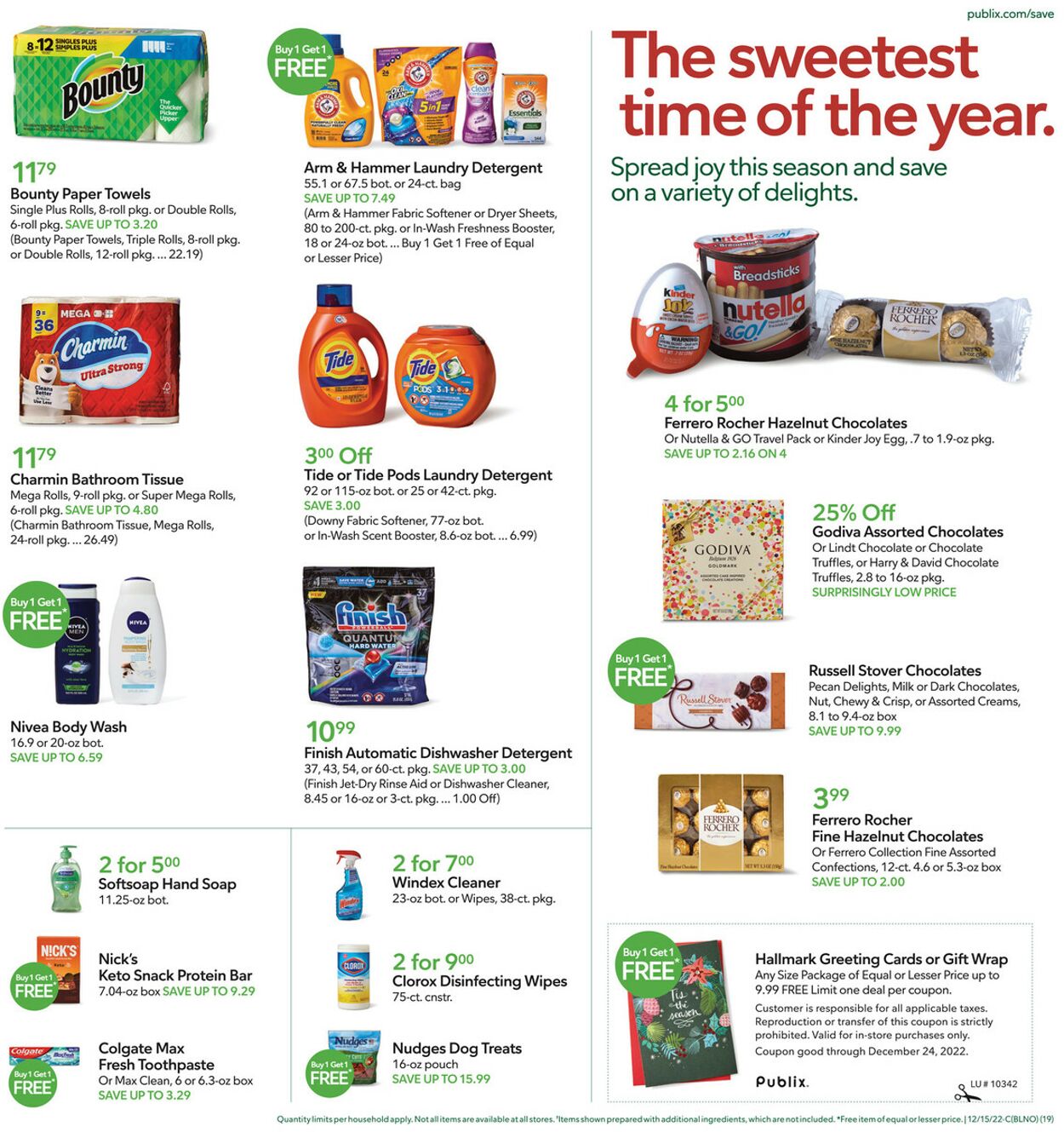 Weekly ad Publix 12/14/2022 - 12/24/2022