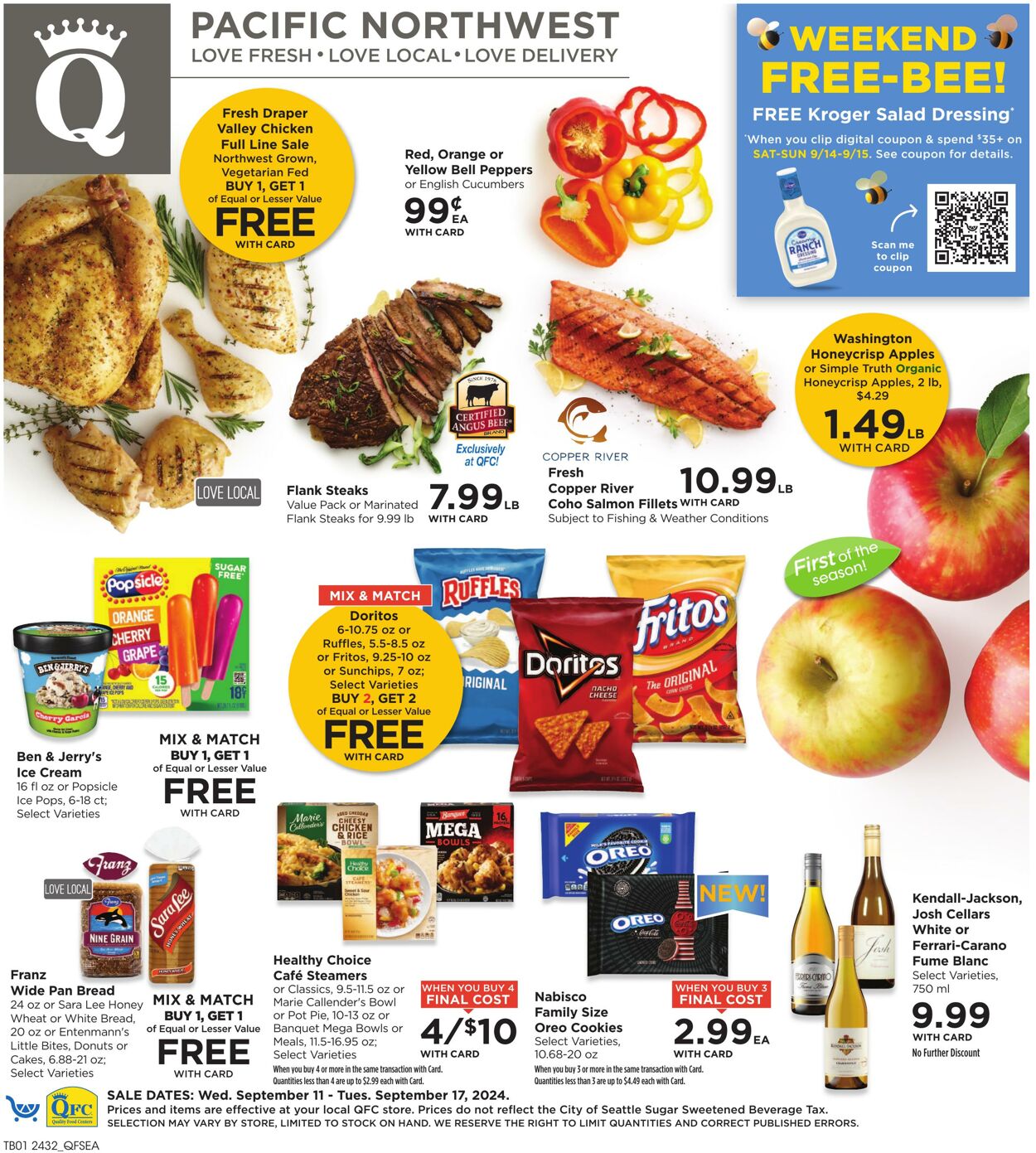 Weekly ad QFC 09/11/2024 - 09/17/2024