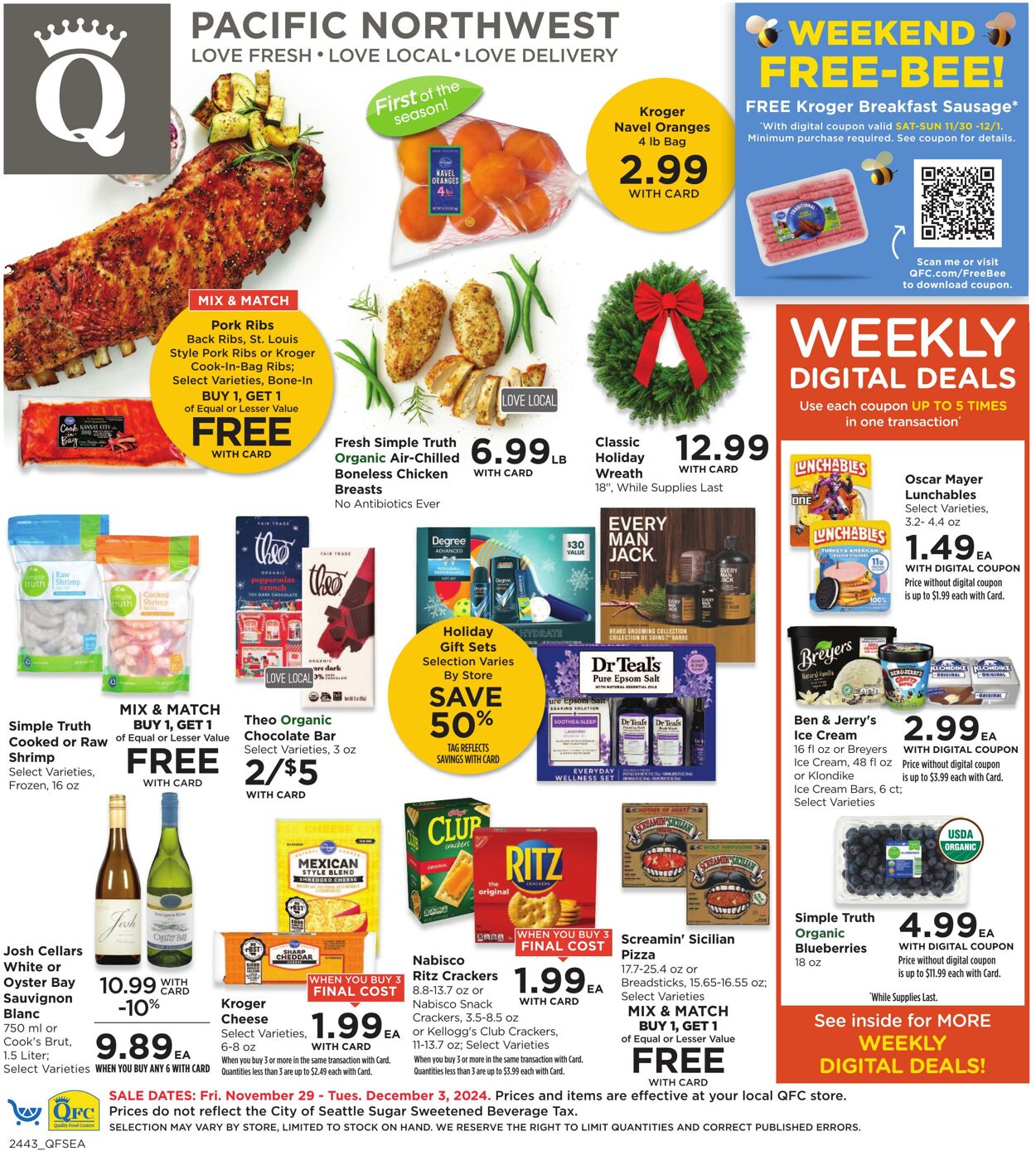 Weekly ad QFC 11/29/2024 - 12/03/2024