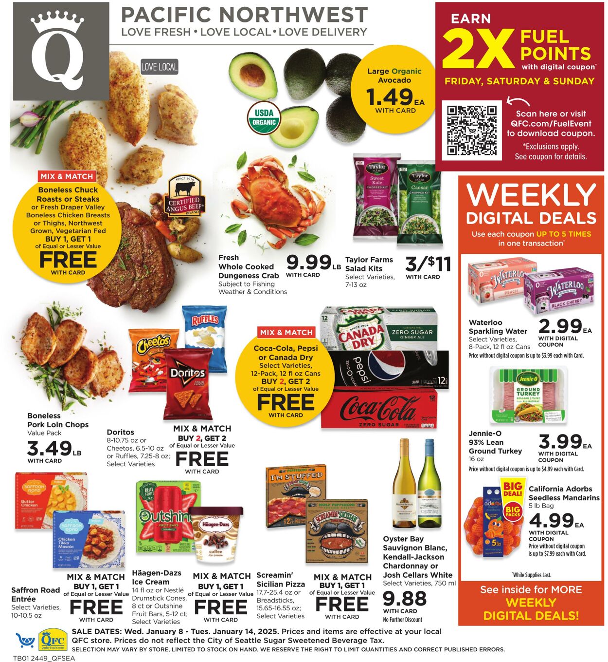 Weekly ad QFC 01/08/2025 - 01/14/2025