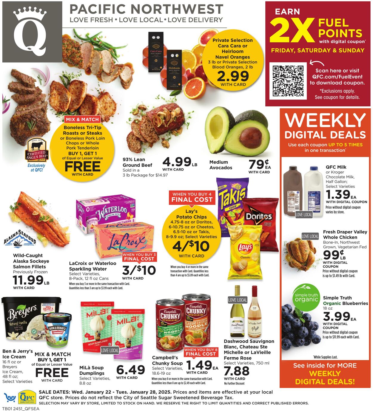 Weekly ad QFC 01/22/2025 - 01/28/2025