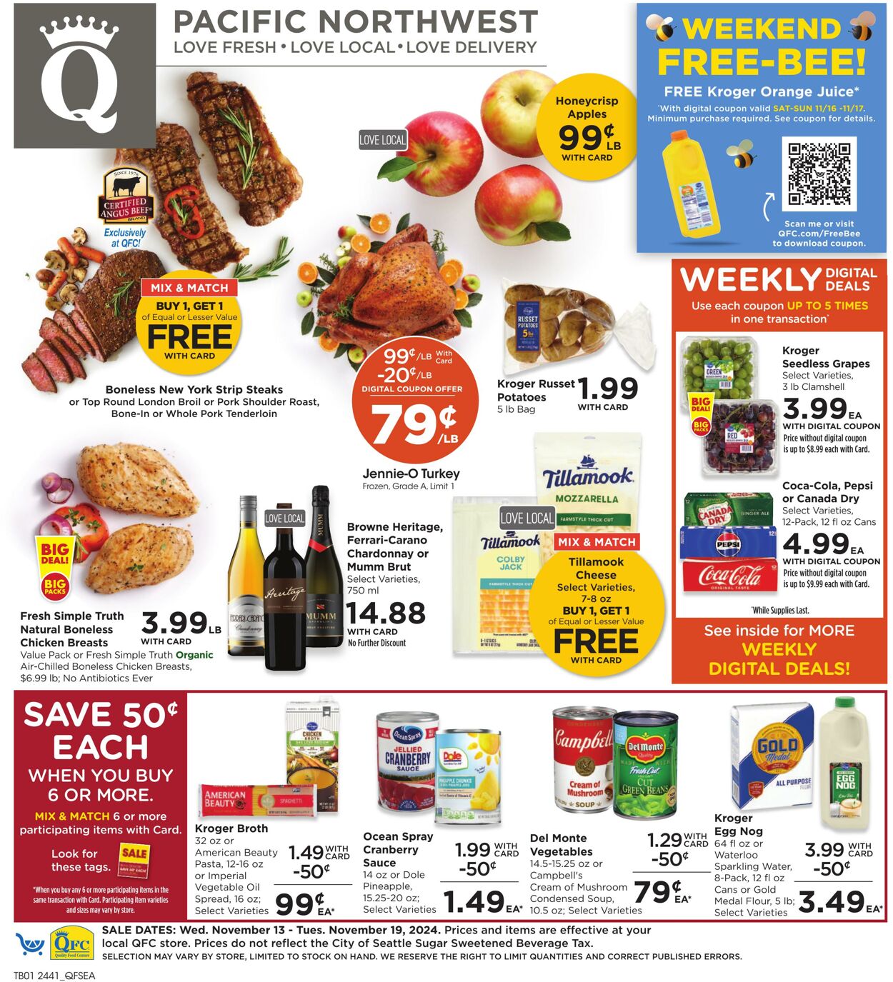 Weekly ad QFC 11/13/2024 - 11/19/2024