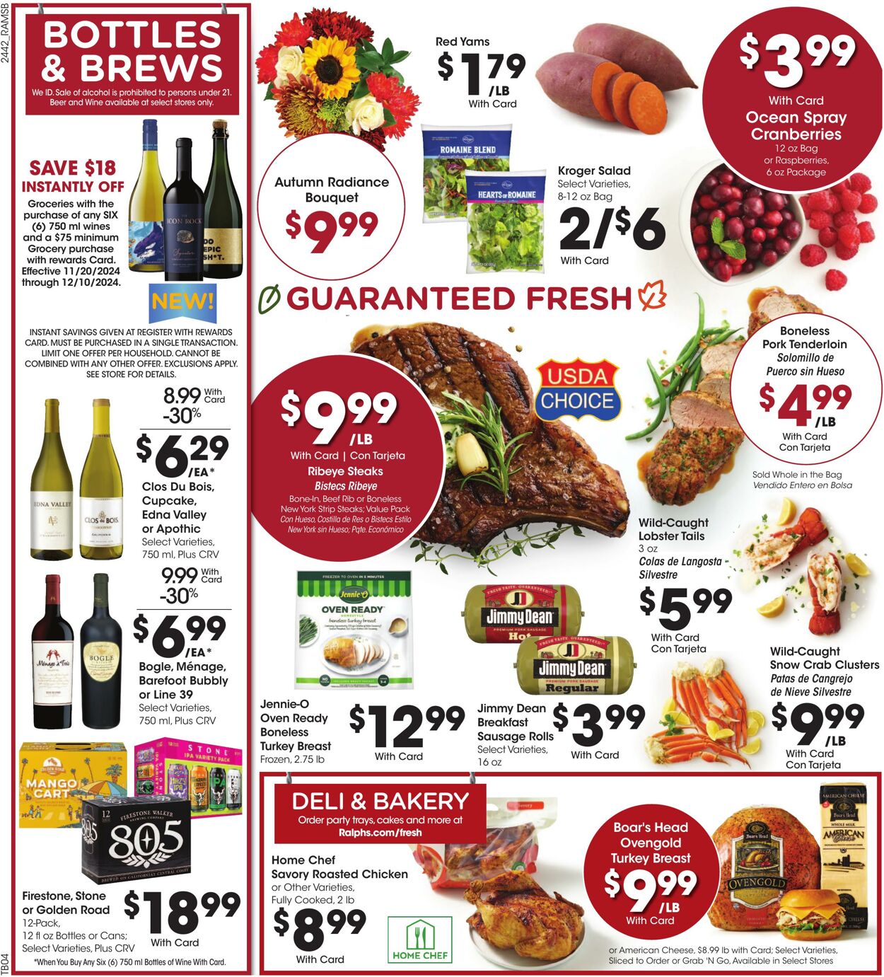 Weekly ad Ralphs 11/20/2024 - 11/28/2024