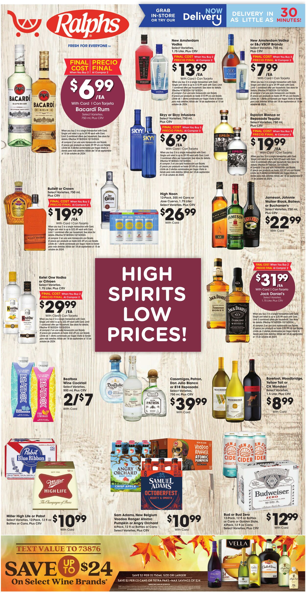 Weekly ad Ralphs 10/09/2024 - 10/15/2024