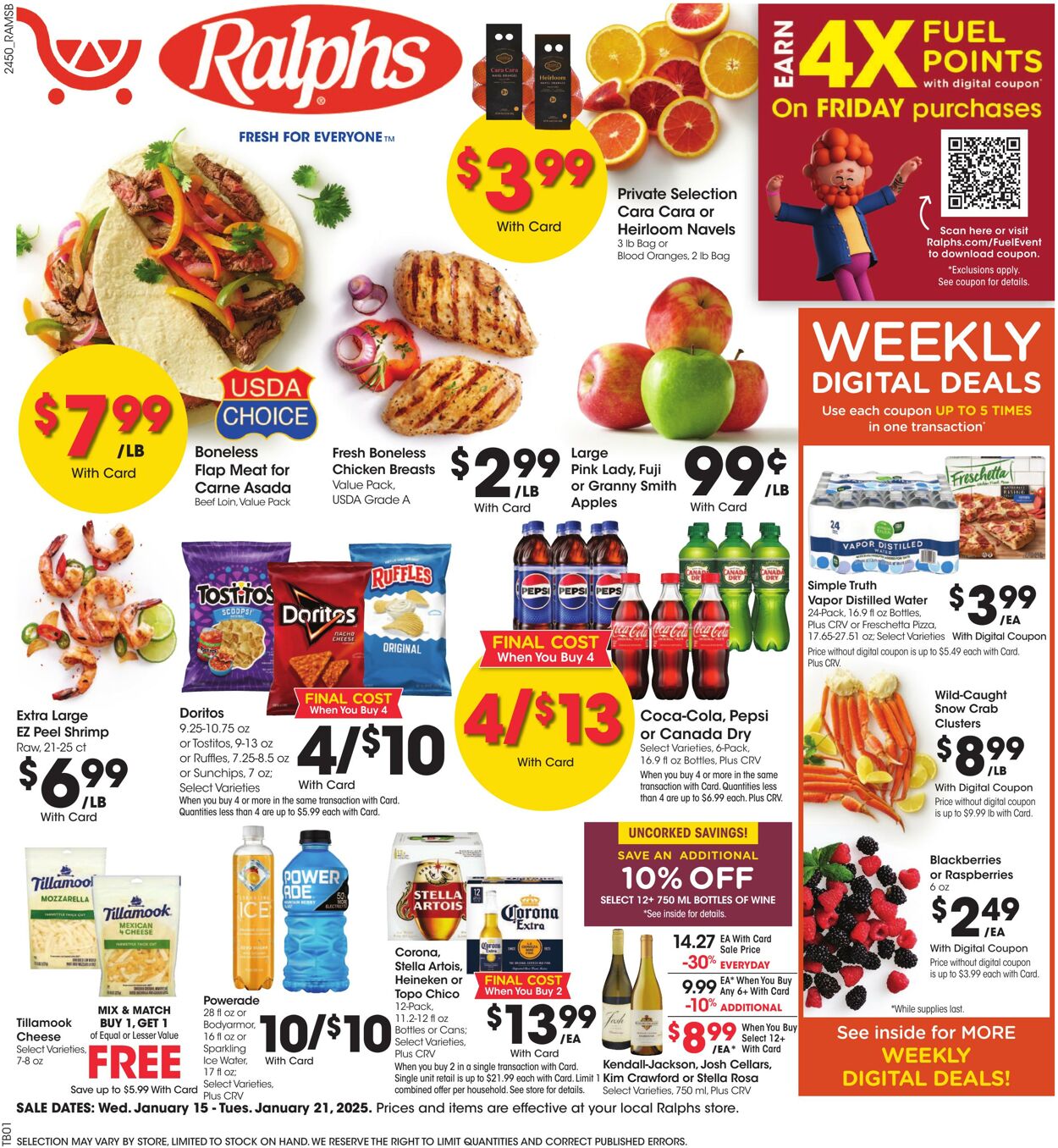 Weekly ad Ralphs 01/15/2025 - 01/21/2025