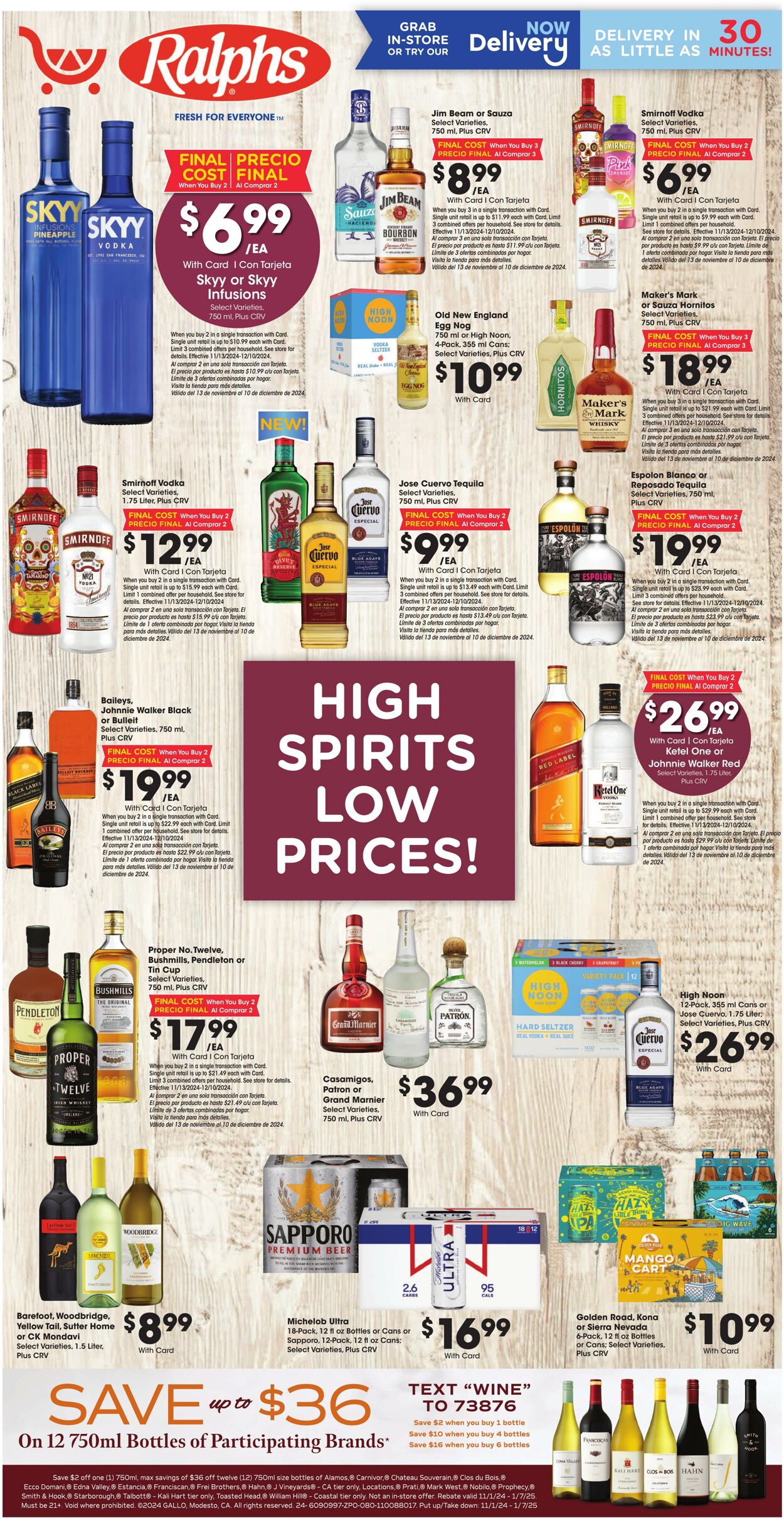 Weekly ad Ralphs 11/20/2024 - 11/28/2024