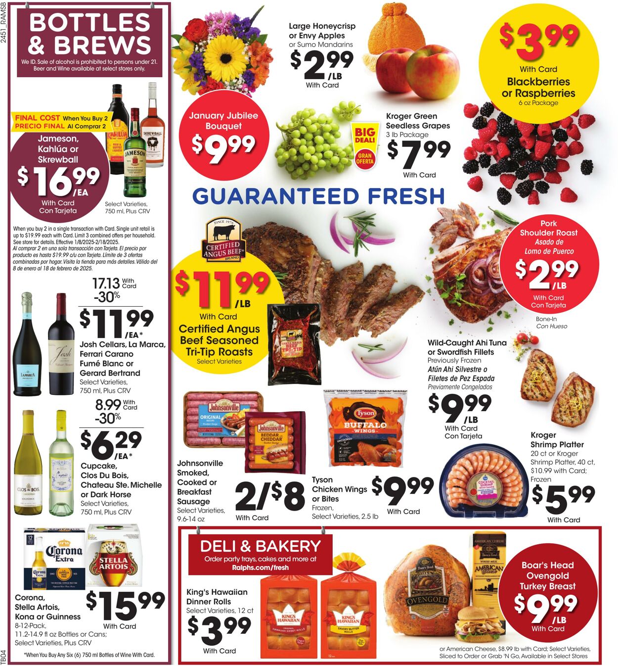 Weekly ad Ralphs 01/22/2025 - 01/28/2025