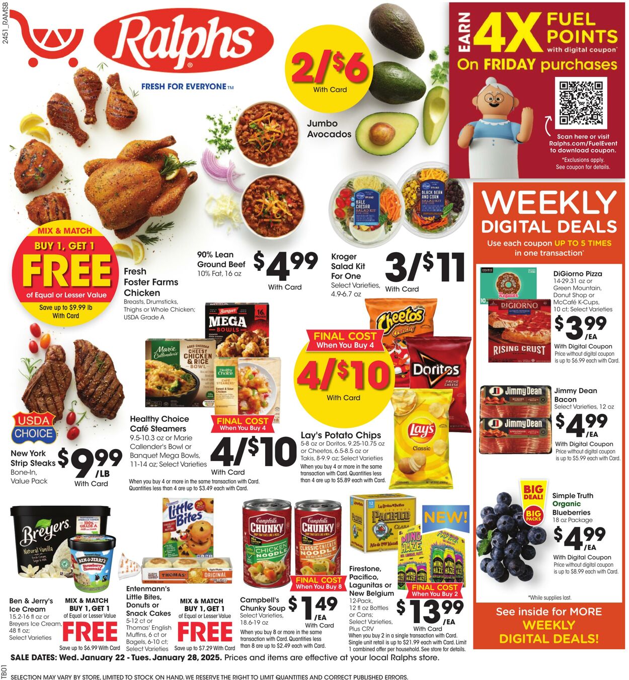 Weekly ad Ralphs 01/22/2025 - 01/28/2025