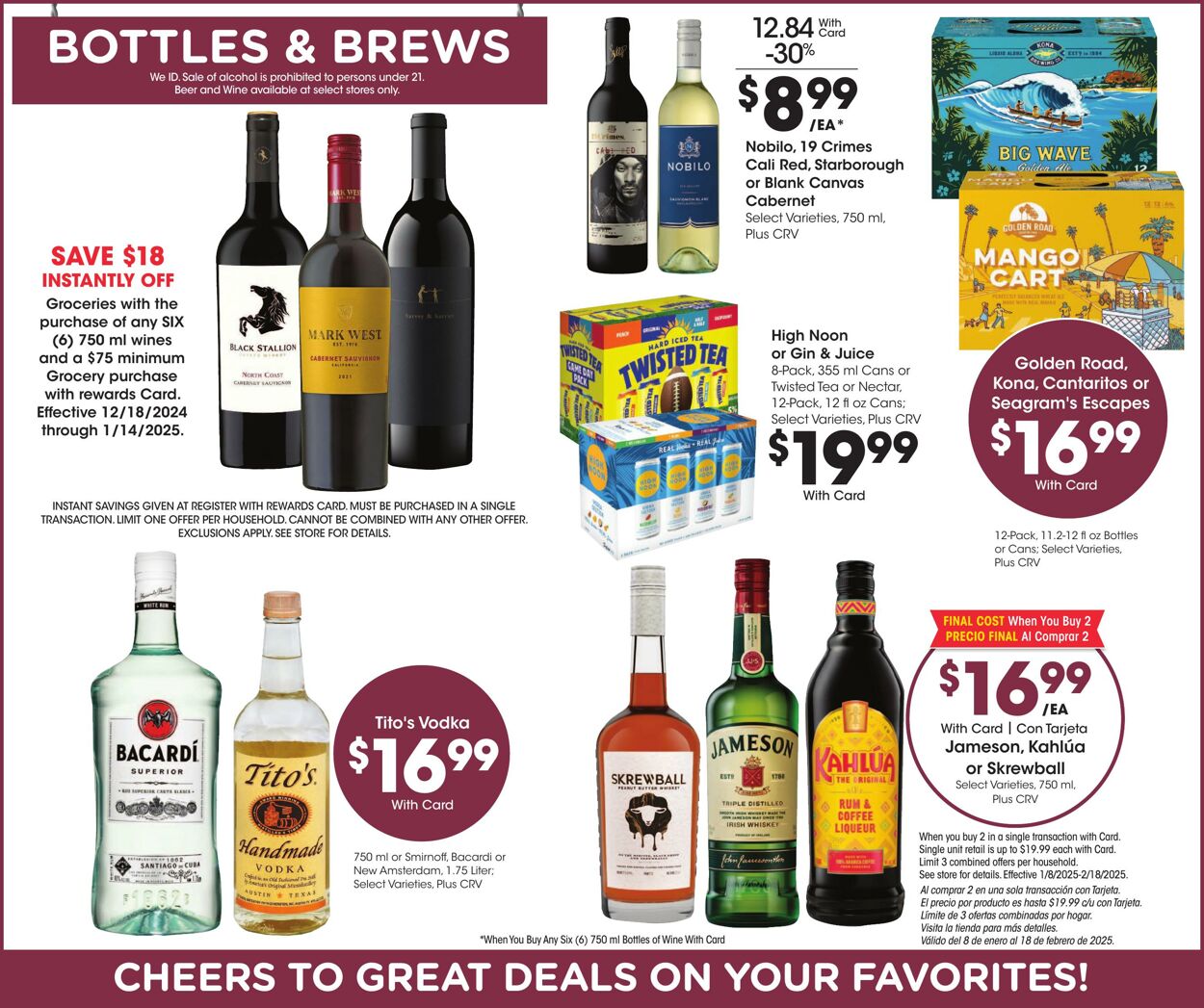 Weekly ad Ralphs 01/08/2025 - 01/14/2025