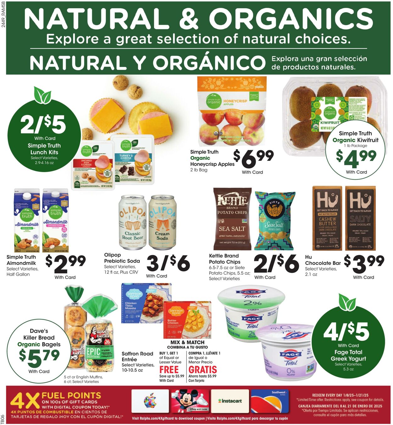 Weekly ad Ralphs 01/08/2025 - 01/14/2025