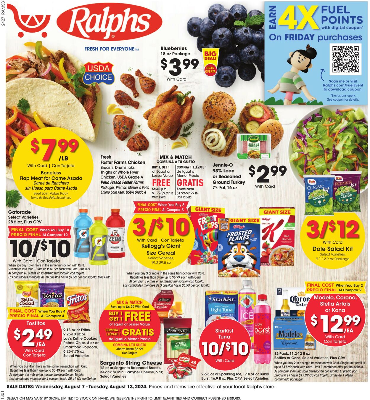 Weekly ad Ralphs 08/07/2024 - 08/13/2024