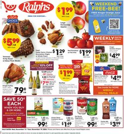 Weekly ad Ralphs 11/13/2024 - 11/19/2024