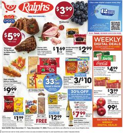 Weekly ad Ralphs 12/11/2024 - 12/17/2024