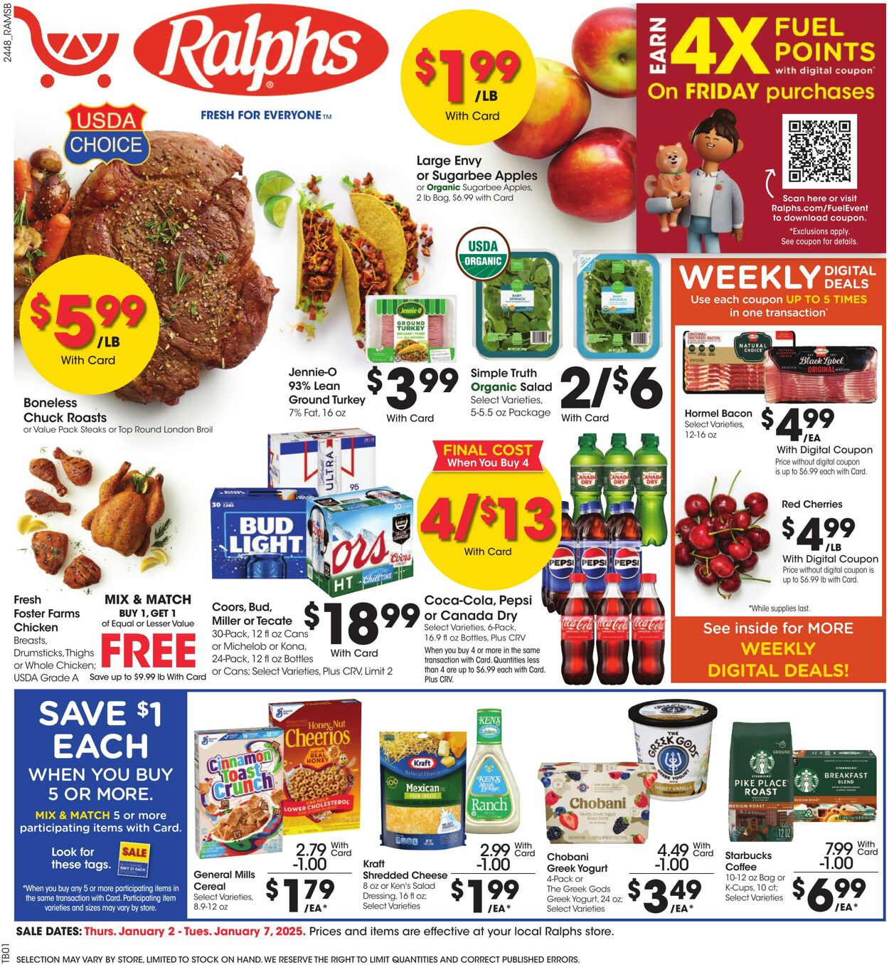 Weekly ad Ralphs 01/02/2025 - 01/07/2025