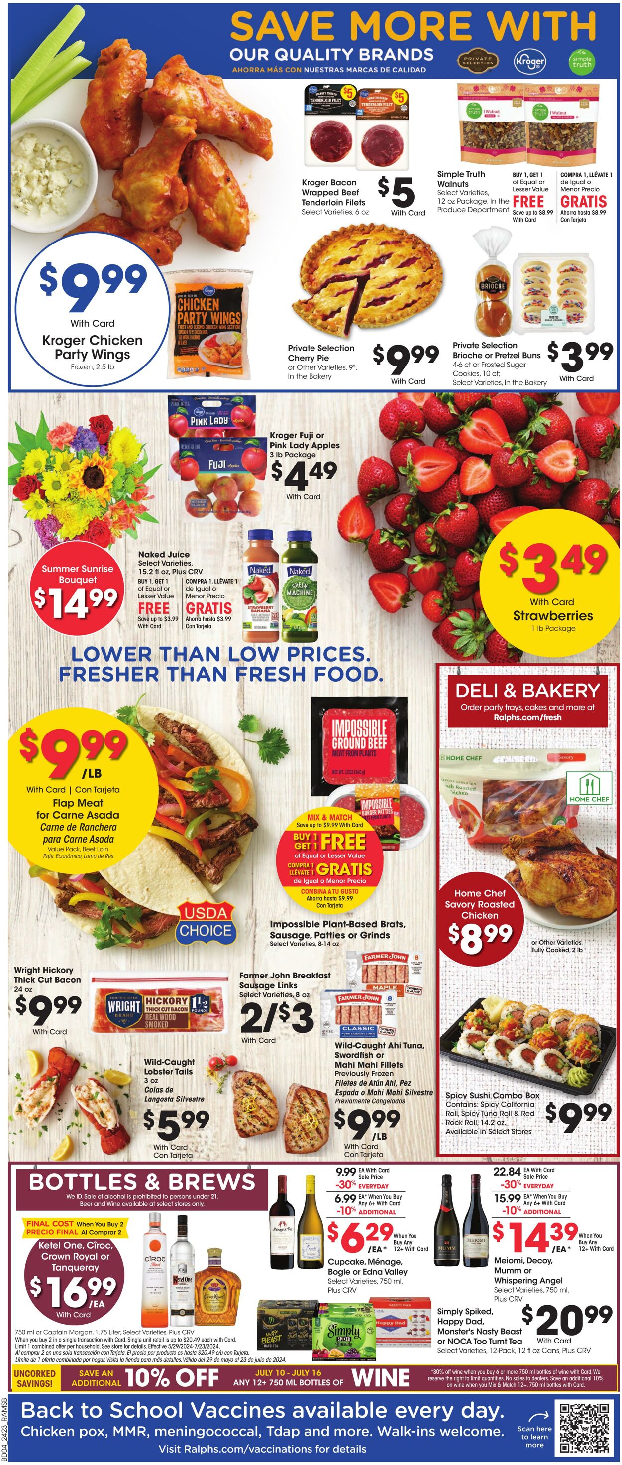 Weekly ad Ralphs 07/10/2024 - 07/16/2024