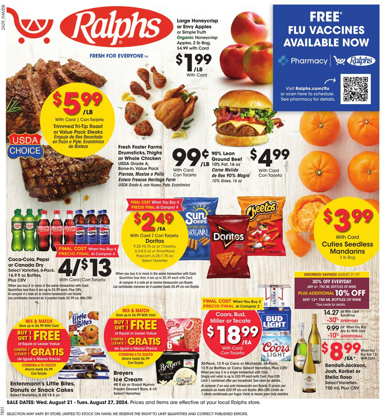 Weekly ad Ralphs 08/21/2024 - 08/27/2024