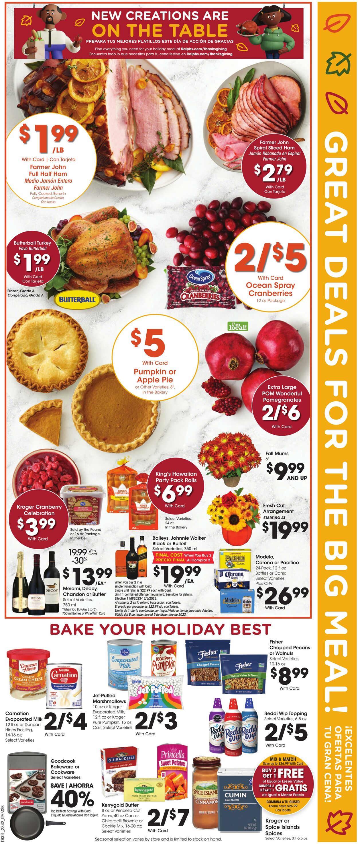 Weekly ad Ralphs 11/15/2023 - 11/23/2023