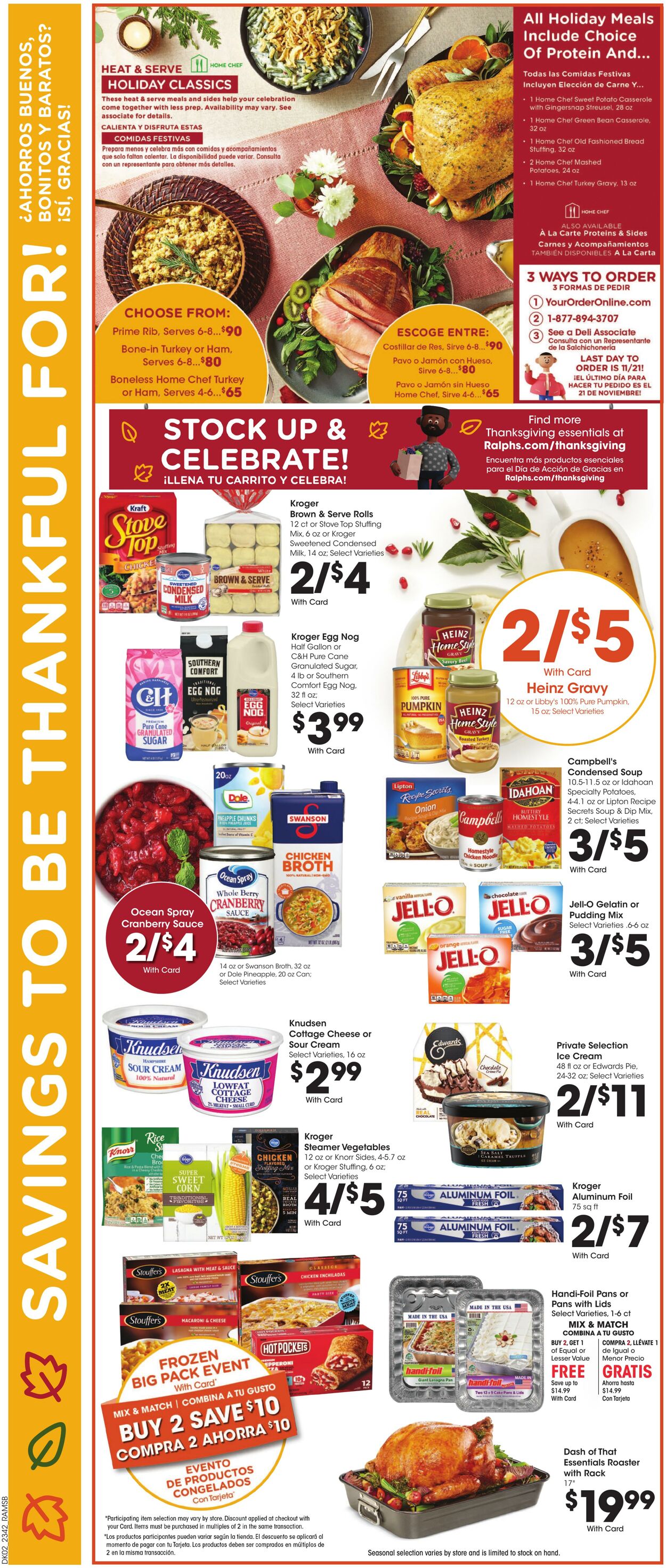 Weekly ad Ralphs 11/15/2023 - 11/23/2023