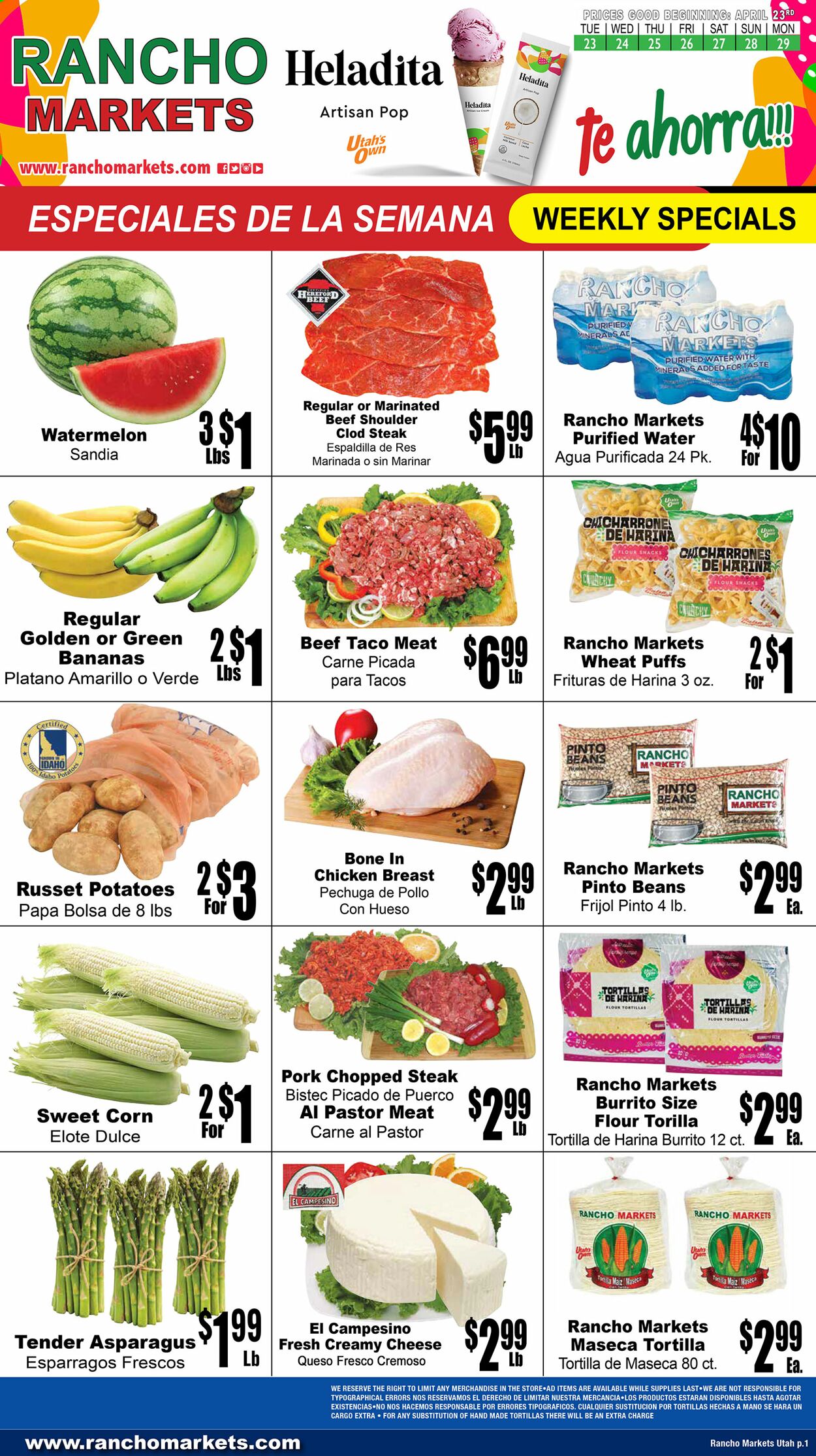 Rancho Markets Promotional weekly ads